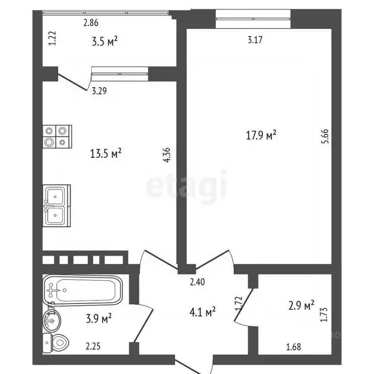 1-к кв. Крым, Ялта муниципальный округ, Восход пгт ул. Авроры, 77 ... - Фото 2