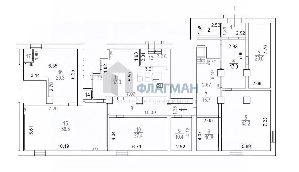 Помещение свободного назначения в Москва ул. Металлургов, 7/18 (287 м) - Фото 2
