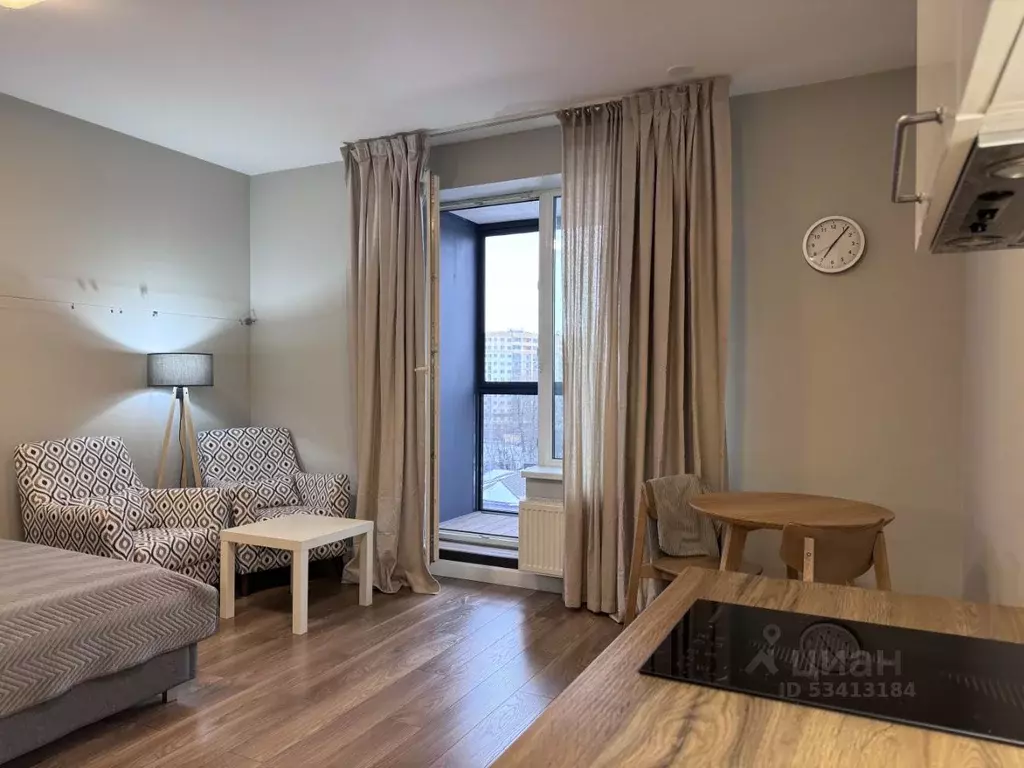 Студия Санкт-Петербург Магнитогорская ул., 3к2 (27.0 м) - Фото 1