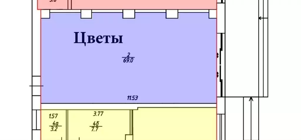 Помещение свободного назначения в Москва Ленинский просп., 108А (72 м) - Фото 0