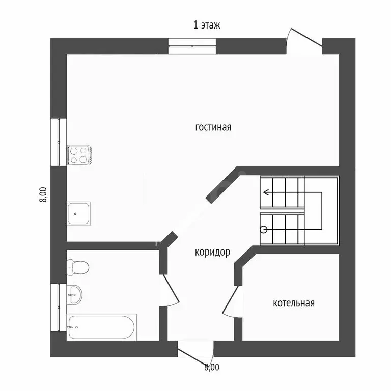 Дом в Сыктывкар, улица Юшкина (150 м) - Фото 1