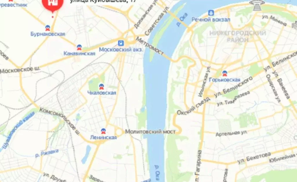 1-к кв. Нижегородская область, Нижний Новгород ул. Куйбышева, 17 (20.0 ... - Фото 1