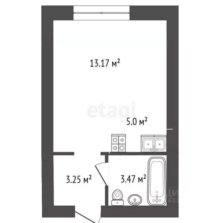 Студия Мордовия, Саранск Дальняя ул., 2Б (24.59 м) - Фото 2