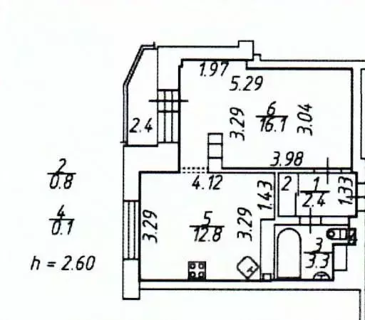 1-к кв. Санкт-Петербург ул. Ленсовета, 43к3 (37.7 м) - Фото 1