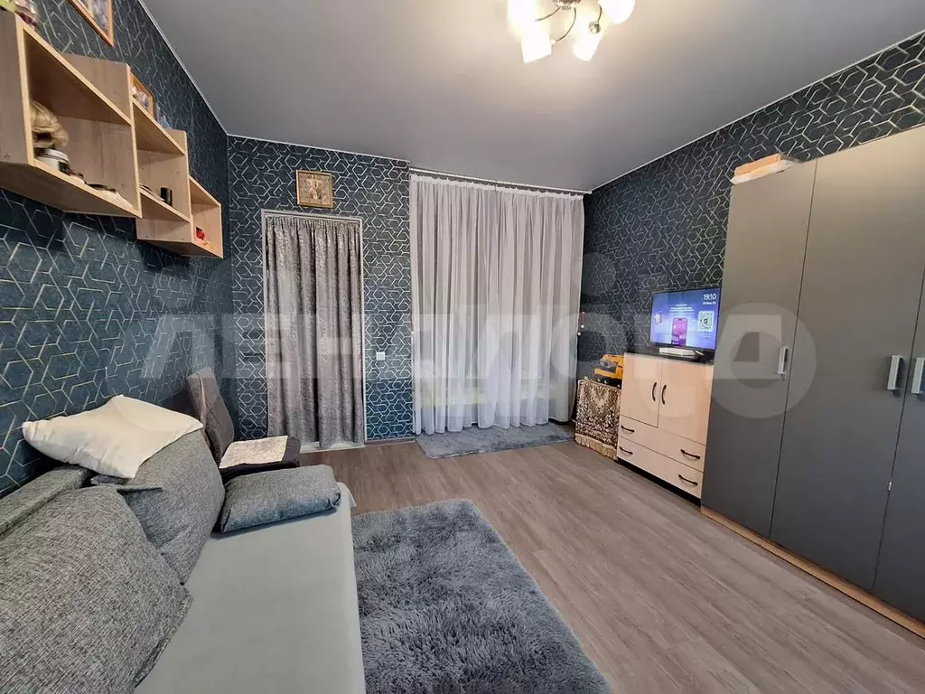 1-к. квартира, 32,1 м, 1/3 эт. - Фото 1