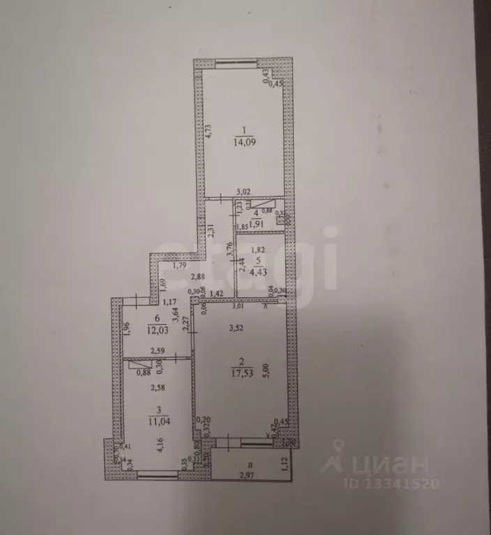 2-к кв. Ульяновская область, Ульяновск Самарская ул., 27 (61.0 м) - Фото 2
