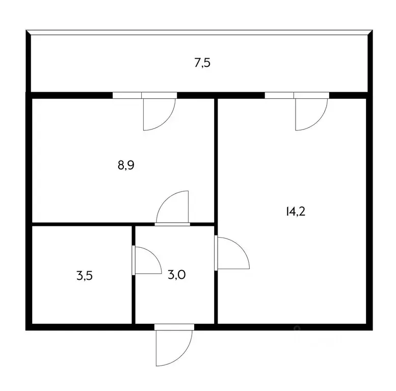 1-к кв. Адыгея, Тахтамукайский район, Старобжегокайское с/пос, Новая ... - Фото 2