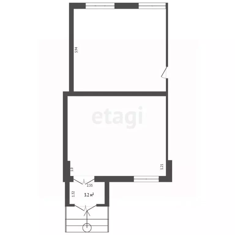 Торговая площадь в Тамбовская область, Тамбов ул. Рылеева, 64А (95 м) - Фото 2