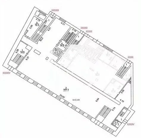 Торговая площадь в Москва Поварская ул., 8/1к1 (465 м) - Фото 1