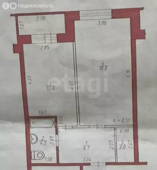 1-комнатная квартира: Ижевск, улица Героя России Ильфата Закирова, 24 ... - Фото 1