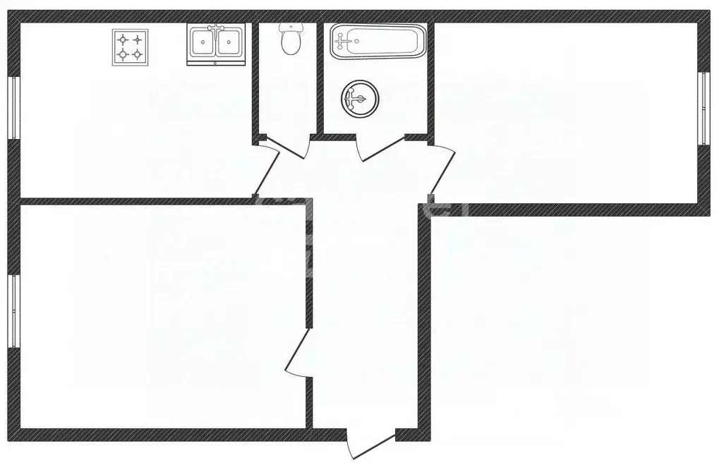 2-к кв. Челябинская область, Миасс ул. Академика Павлова, 11 (53.1 м) - Фото 2