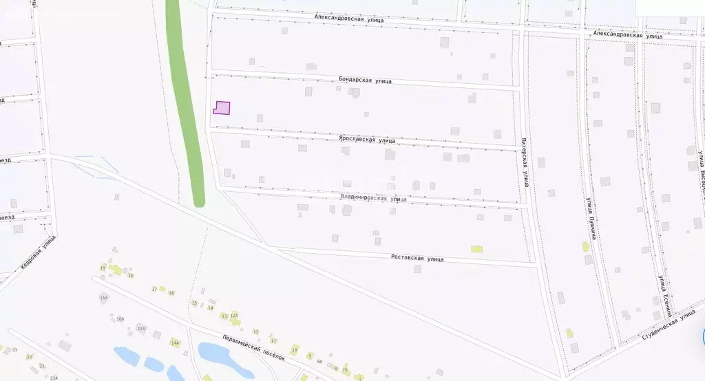 Участок в посёлок Первомайский, микрорайон Майский, Ярославская улица ... - Фото 1