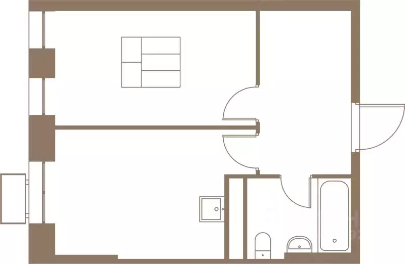 1-к кв. Московская область, Пушкино Фабрикант жилой комплекс, 1 (40.8 ... - Фото 1