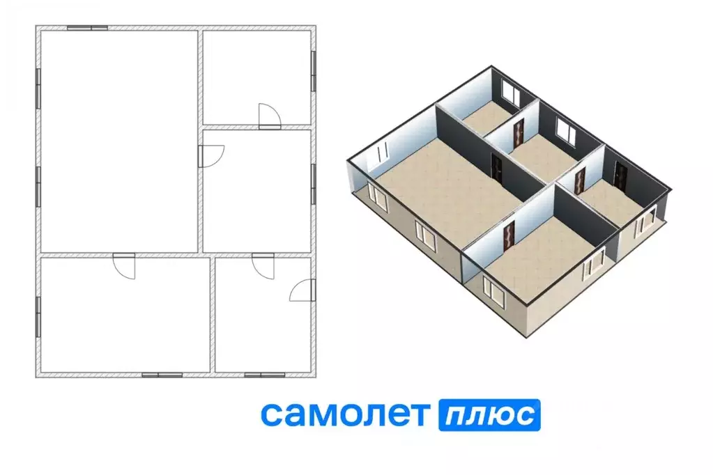 Дом в Кемеровская область, Кемерово Курская ул., 5А (48 м) - Фото 1