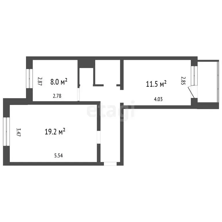 2-комнатная квартира: Воронеж, Богатырская улица, 36 (50.3 м) - Фото 1