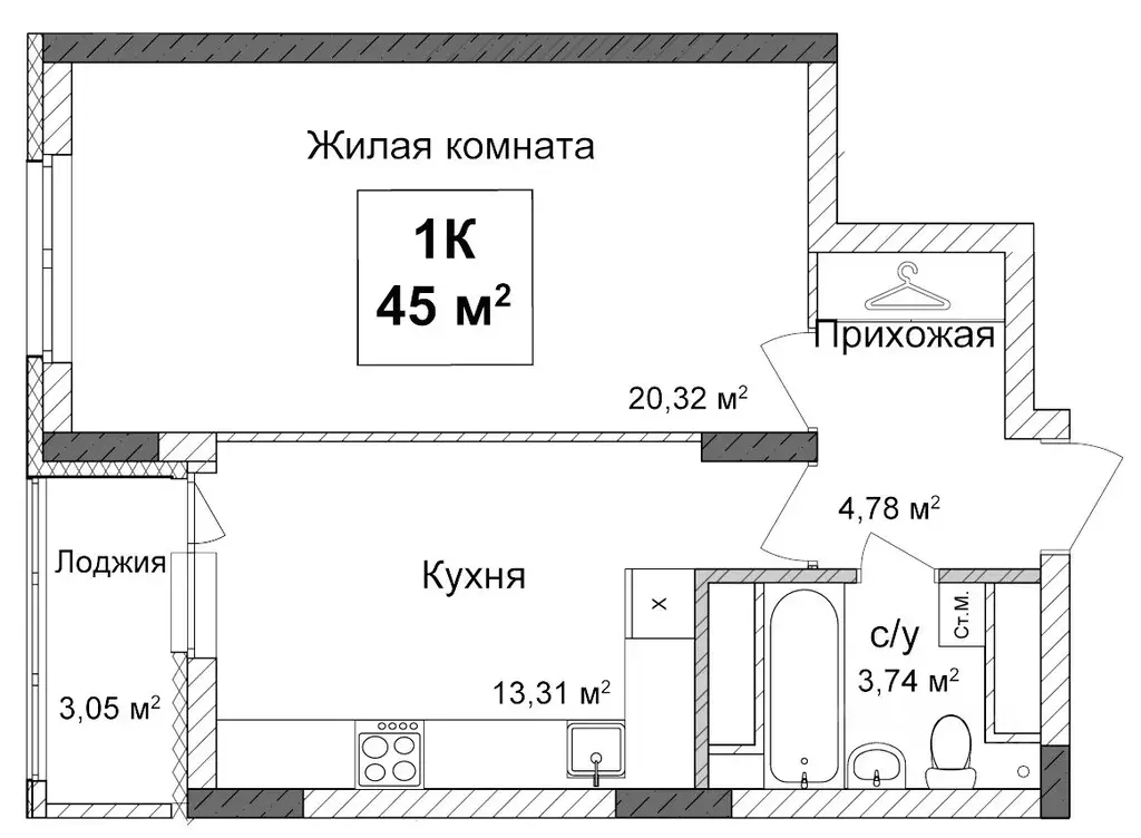 1-к кв. Нижегородская область, Нижний Новгород Высоково жилрайон, ... - Фото 0