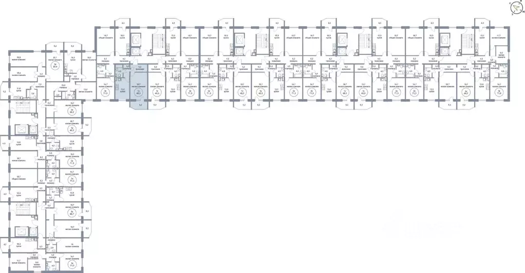 1-к кв. Ханты-Мансийский АО, Нефтеюганск 4-й мкр, 4к1 (48.3 м) - Фото 1