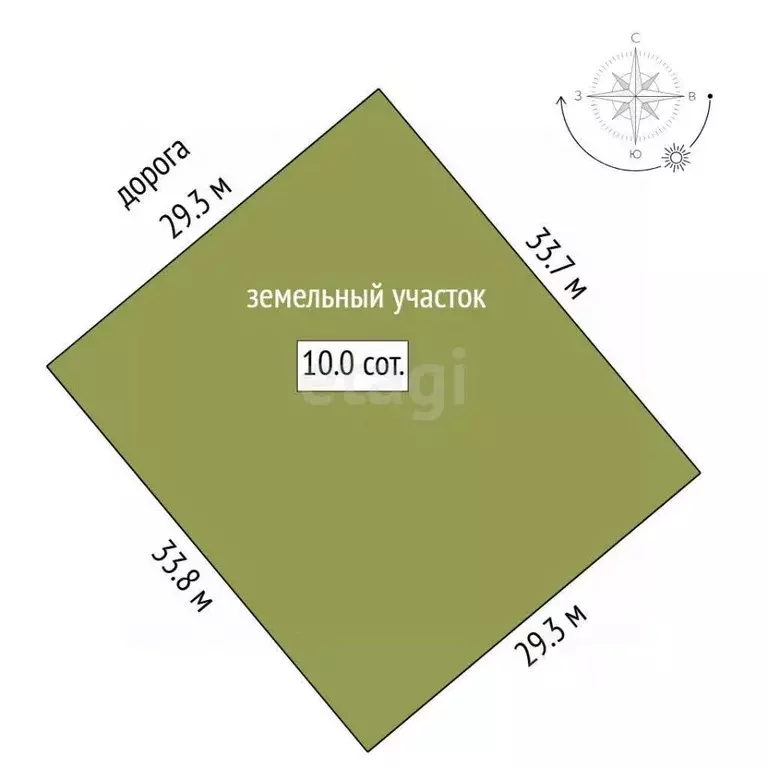 Участок в Тюменская область, Нижнетавдинский муниципальный округ, ... - Фото 2