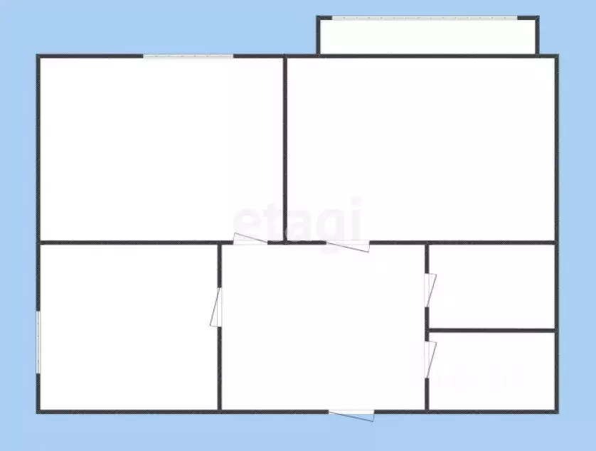 2-к кв. Белгородская область, Губкин ул. Раевского, 2 (51.4 м) - Фото 1