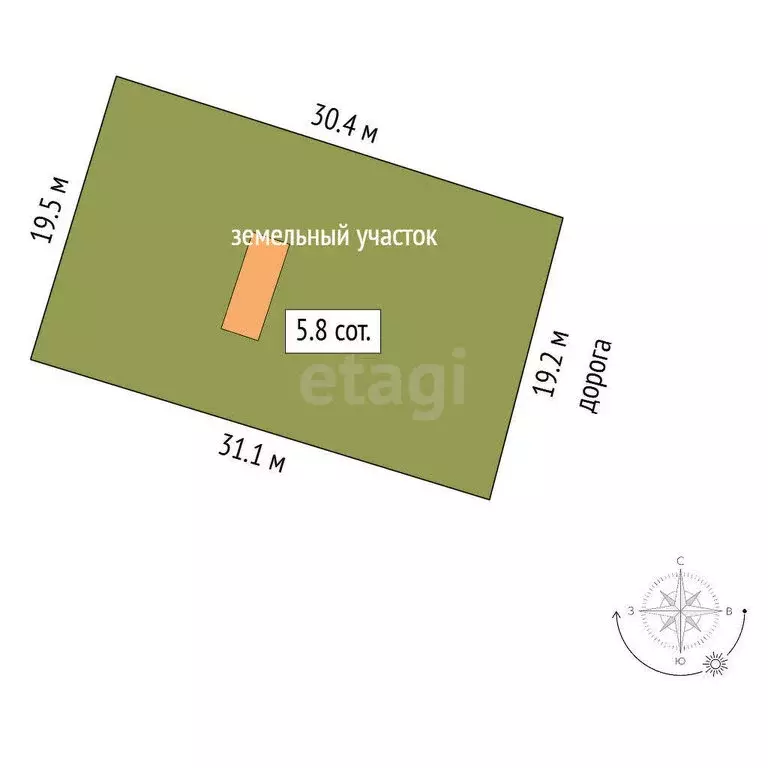 Дом в Челябинск, СНТ Полёт-2, 25-я улица (14 м) - Фото 1