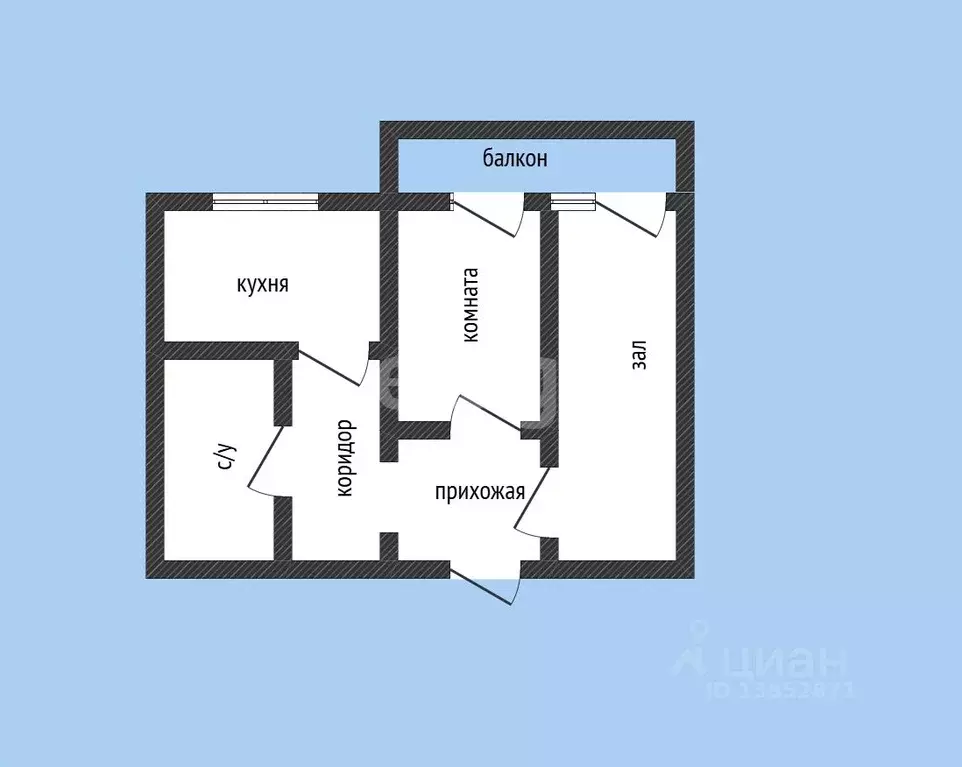 2-к кв. Приморский край, Артем ул. Бабушкина, 16 (42.9 м) - Фото 1