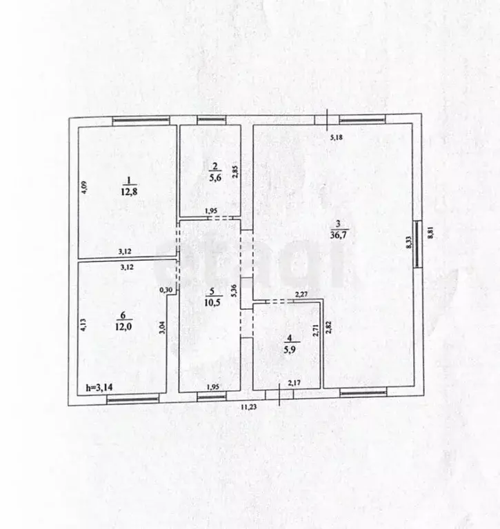 Дом в Ульяновская область, Ульяновск ул. Пражская, 21 (127 м) - Фото 2
