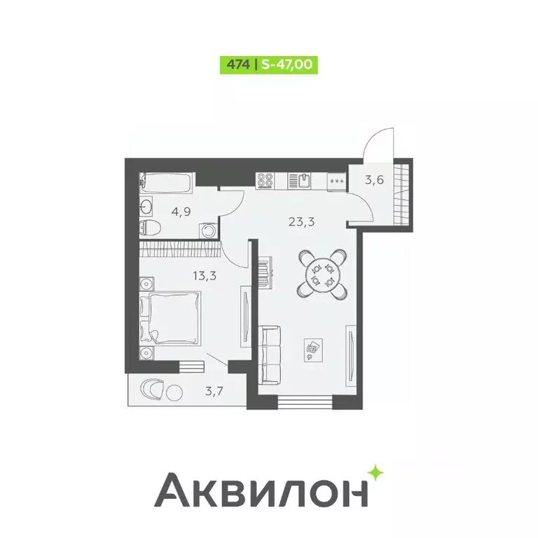 1-к кв. Санкт-Петербург ул. Русановская, 20к1 (47.0 м) - Фото 0