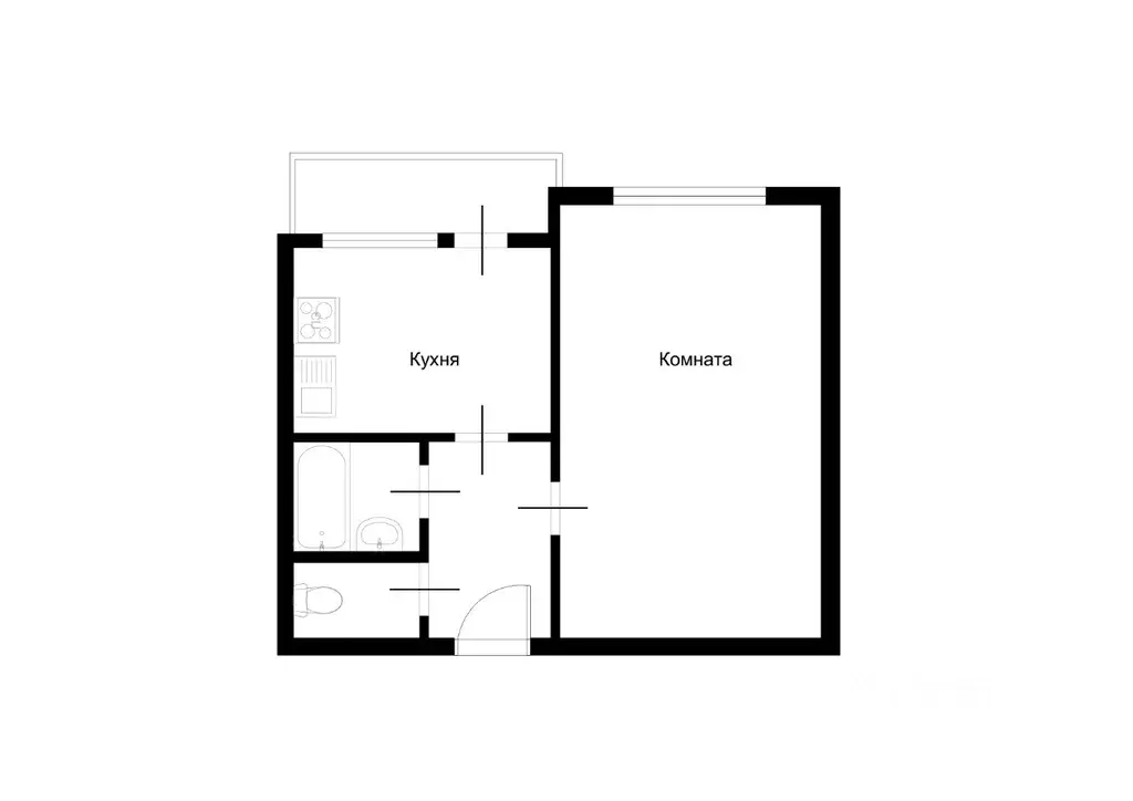 1-к кв. Москва 2-я Останкинская ул., 2 (37.9 м) - Фото 1