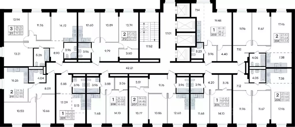 Студия Приморский край, Владивосток ул. Тухачевского, 80 (38.21 м) - Фото 2
