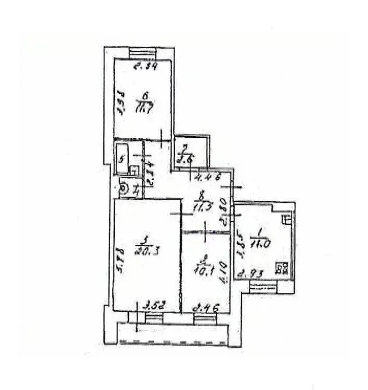3-к кв. Кировская область, Киров ул. МОПРА, 1а (70.8 м) - Фото 2