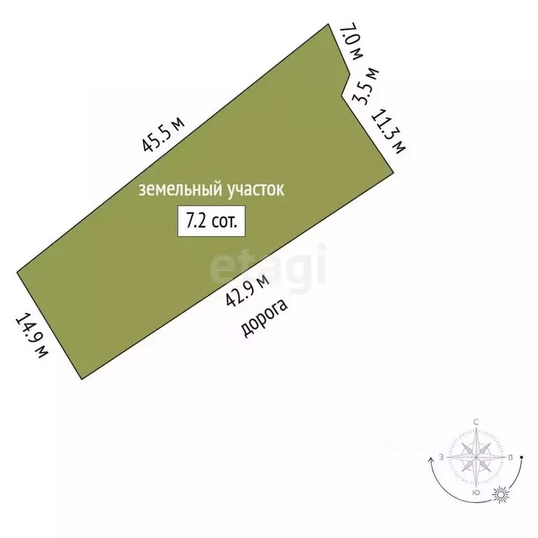 Участок в Севастополь ул. Агатовая (7.2 сот.) - Фото 2