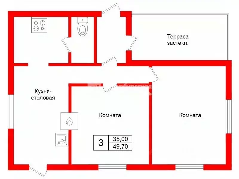 Дом в Псковская область, Порховский муниципальный округ, д. Козлово  ... - Фото 2