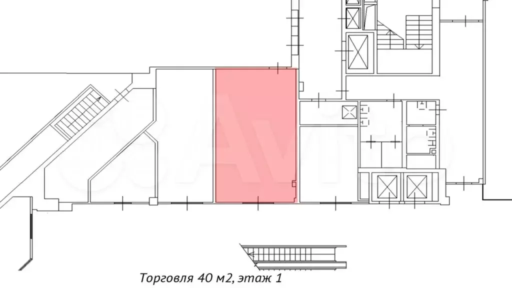 Аренда 40 м2 на 1 эт. от собственника - Фото 1