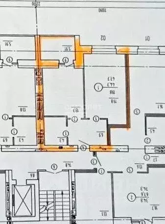 1-к кв. Брянская область, Брянск ул. Куйбышева, 118/1 (45.9 м) - Фото 2