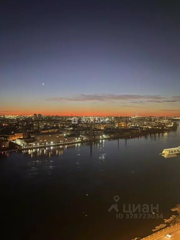 3-к кв. Санкт-Петербург Октябрьская наб., 44 (73.1 м) - Фото 1