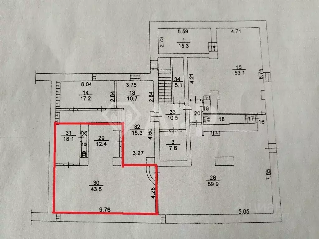 Помещение свободного назначения в Томская область, Томск пер. ... - Фото 2