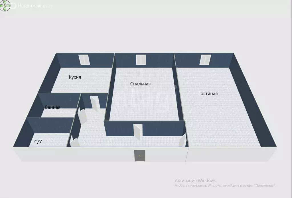 2-комнатная квартира: Анива, Первомайская улица, 24 (45 м) - Фото 2