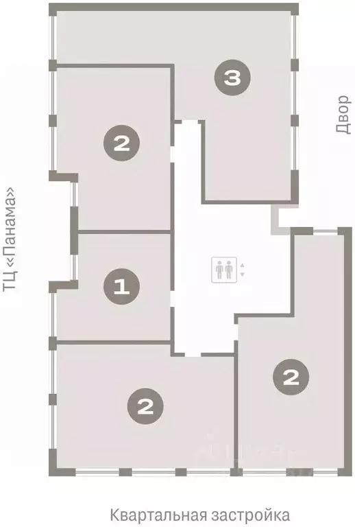 2-к кв. Тюменская область, Тюмень Мысовская ул., 26к1 (73.08 м) - Фото 1