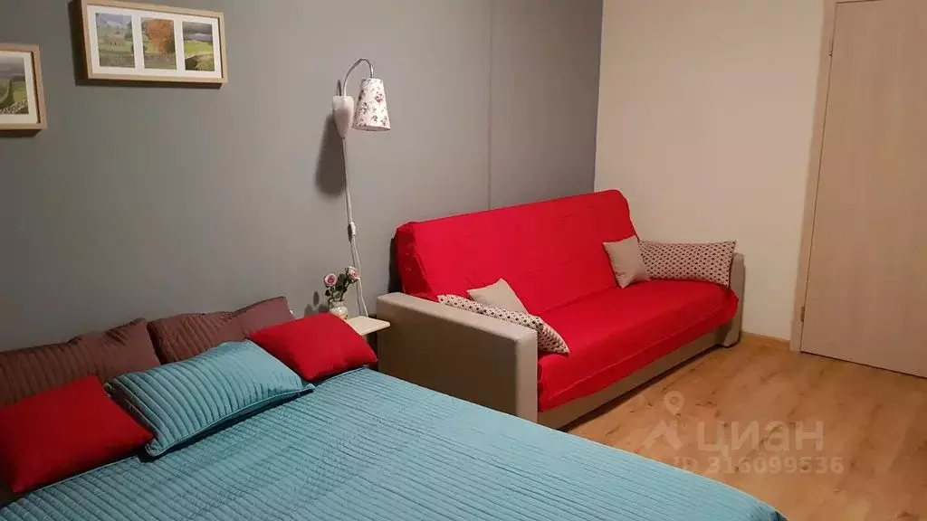 1-к кв. Санкт-Петербург ул. Крыленко, 1к1с3 (40.0 м) - Фото 2