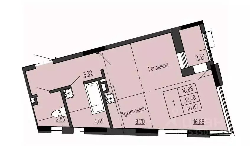 Студия Саха (Якутия), Якутск ул. Чкалова, 39А (40.87 м) - Фото 0