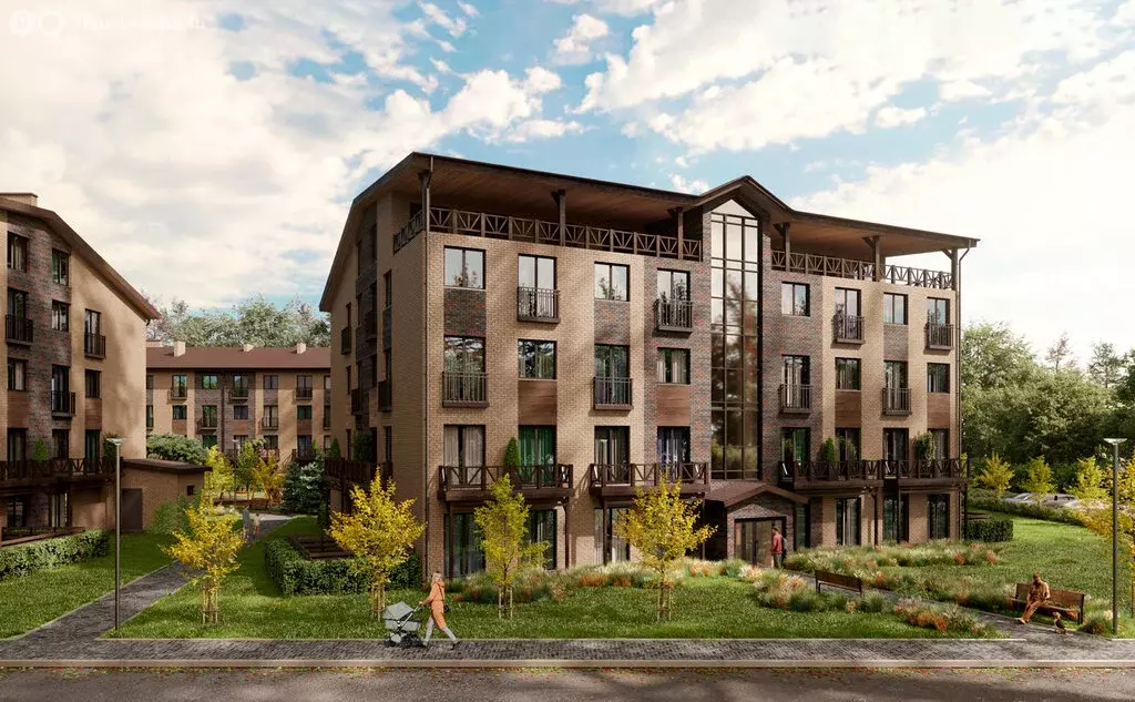 2-комнатная квартира: Октябрьский, жилой комплекс Альпийский квартал, ... - Фото 2