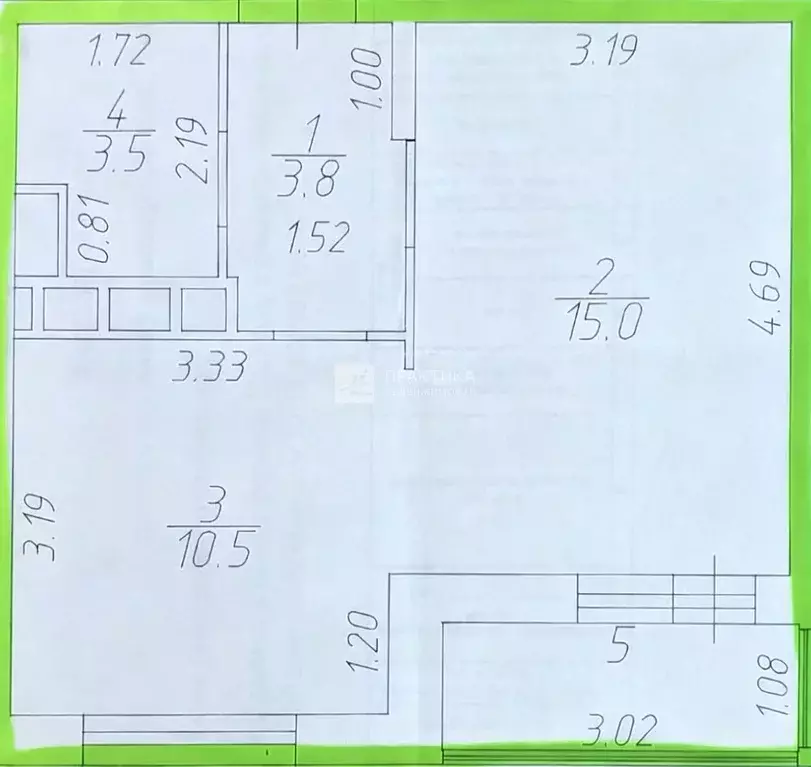 1-к кв. Московская область, Балашиха ул. Бояринова, 11 (32.9 м) - Фото 1