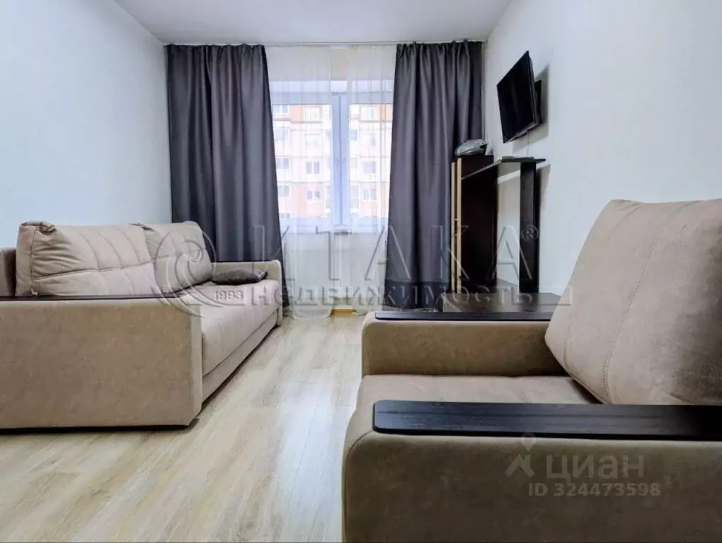 1-к кв. Ленинградская область, Всеволожский район, Заневское городское ... - Фото 2