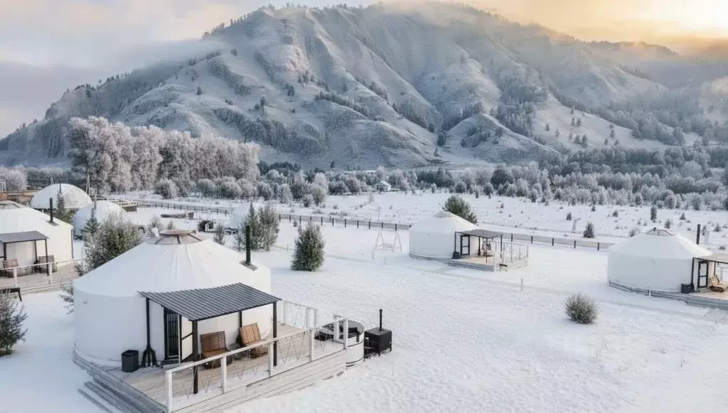 Дом в Алтай, Чемальский район, с. Анос ул. Клубничная (40 м) - Фото 1