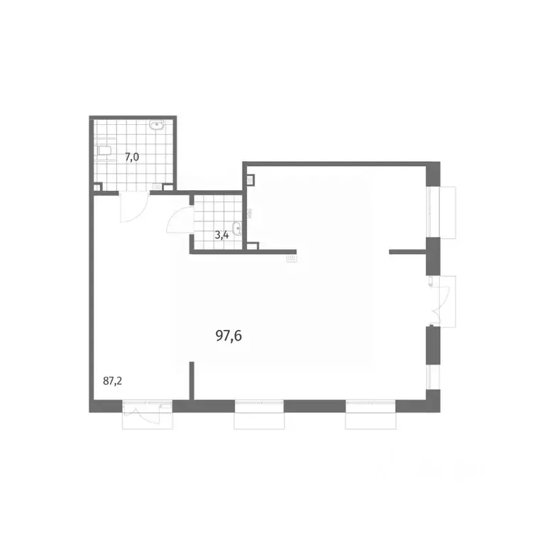 Помещение свободного назначения в Санкт-Петербург ул. Шкиперский ... - Фото 2