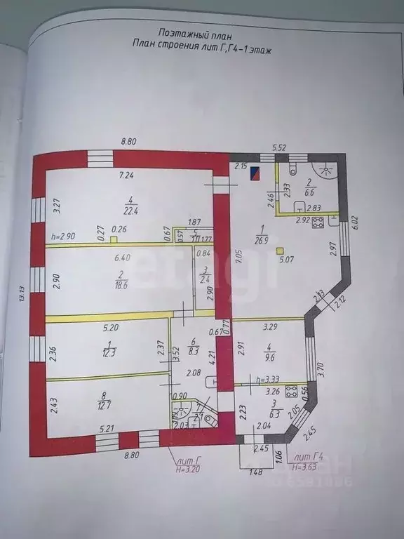 Дом в Тульская область, Тула ул. Жуковского, 24А (290 м) - Фото 2
