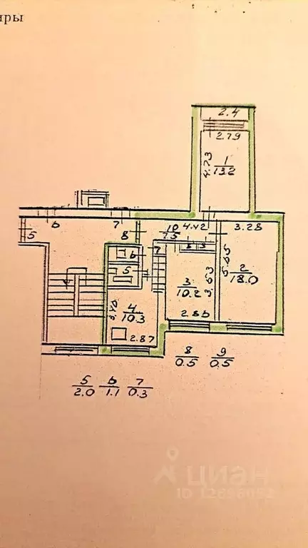 3-к кв. Санкт-Петербург ул. Маршала Захарова, 17К1 (63.6 м) - Фото 1