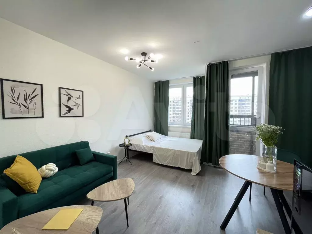 Квартира-студия, 26,8 м, 14/17 эт. - Фото 0