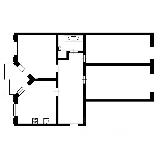 3-к кв. Омская область, Омск ул. Ватутина, 24 (89.8 м) - Фото 1