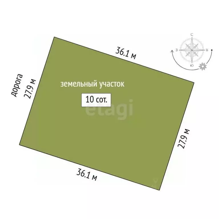 Участок в Тюменская область, Нижнетавдинский муниципальный округ, ... - Фото 2